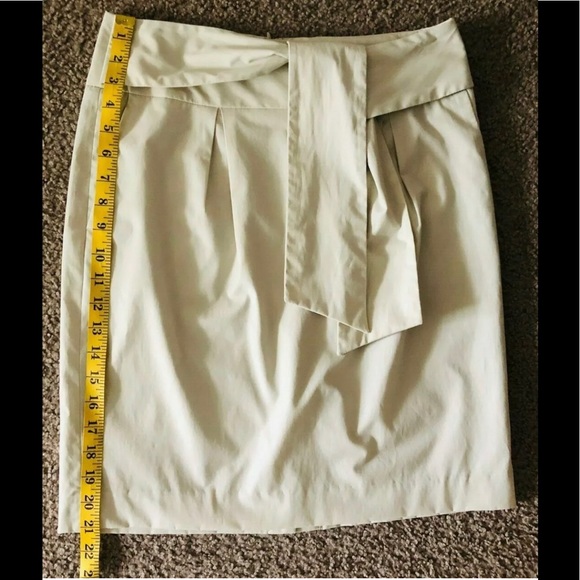 Banana Republic Mini Skirt Sz 4 Bow waist Pockets - Picture 3 of 9